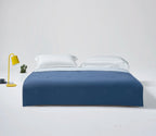 Prussian blue CASUCA cooling comforter shown from the front