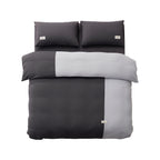 Blue Peecatboo pet-hair-resistant four-piece bedding set